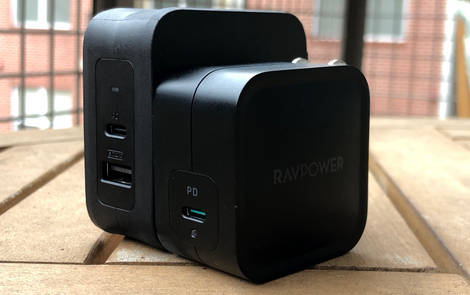 Left: RAVPower’s 61W Dual USB-C ChargerRight: RAVPower’s 61W GaN USB-C Charger